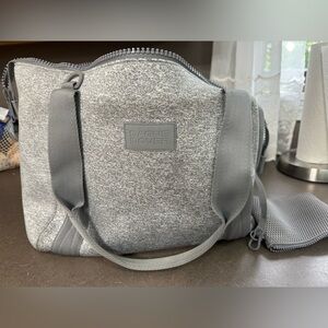 DAGNE DOVER LANDON NEOPRENE CARRYALL BAG HEATHER GREAY